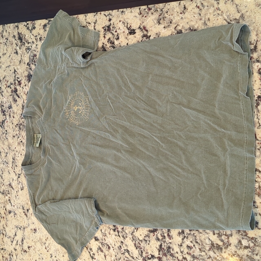 Comfort Colors, Army green tee, Men's size Medium, North Pole New york